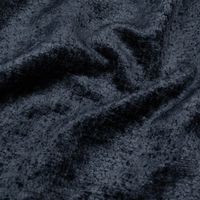 Polsterstoff Dekostoff Wärmevorhangstoff Akustik Soft Teddy Deluxe dunkelblau 1.45m Breite