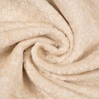 Polsterstoff Dekostoff Wärmevorhangstoff Akustik Soft Teddy Deluxe creme 1.45m Breite