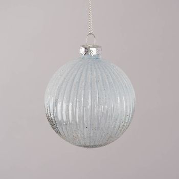 Weihnachtskugel Ice Cold verschiedene Farben 8cm