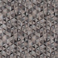 Möbelstoff Polsterstoff Dekostoff AURA Retro Blumen grau 1.40m Breite