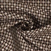 Dekostoff Jacquard Grafikdessin abstrakt schwarz beige 137cm Breite