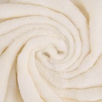 Wellness Fleece Relief Sterne einfarbig creme 1.5m Breite