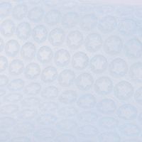 Wellness Fleece Relief Sterne einfarbig hellblau 1.5m Breite