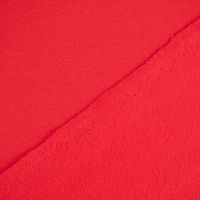 Sweatstoff Soft Sweat Bio einfarbig dünn rot 1.5m Breite