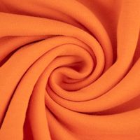 Sweatstoff Soft Sweat Bio einfarbig dünn orange 1.5m Breite