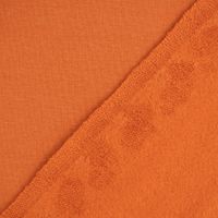 Sweatstoff Soft Sweat Bio einfarbig dünn amber bernstein 1.5m Breite