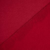 Sweatstoff Soft Sweat Bio einfarbig dünn bordeaux rot 1.5m Breite