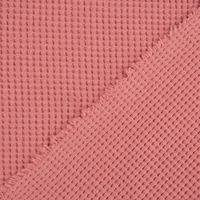 Organic Bio Waffeljersey Waffelstrick uni dunkel altrosa 1.45m Breite