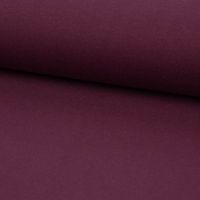 Organic Bio French Terry uni aubergine 1.50m Breite
