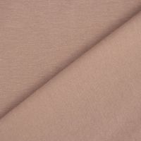Baumwolljersey Organic Bio Jersey einfarbig taupe 1.5m Breite