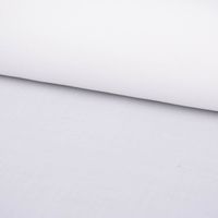 Gardinenstoff Paneele Meterware Libre Eco aus recyceltem Polyester einfarbig wollweiß 60cm Breite