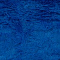 Kunstfell Fellimitat Plüsch Kurzhaar kuschelweich royalblau 1.5m
