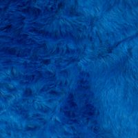Kunstfell Fellimitat Plüsch Kurzhaar kuschelweich royalblau 1.5m