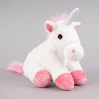 Warmies Mini Wärmestofftier Einhorn weiß rosa Hirse-Lavendelfüllung