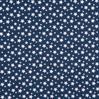 Baumwollstoff Sterne blau weiß 1.45m Breite