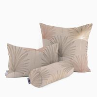77759-Dekostoff-Halbpanama-Leinenlook-Luxury-Palm-Palmblaetter-natur-braun-gold-1-40m-Breite-KW8-2022-180004Capture0024Kissen3.jpg Dekostoff Leinenlook Luxury Palm Palmblätter natur braun gold 1.40m