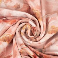 Samtstoff Polsterstoff Deko Pfingstrosen rosa 1.40m