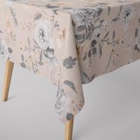 77803-Dekostoff-Halbpanama-Leinenoptik-Romantic-Flower-Rosen-beige-grau-140cm-Breite-KW8-2022-180141Capture0161Tischdecke.jpg Dekostoff Leinenoptik Romantic Flower Rosen beige grau 140cm