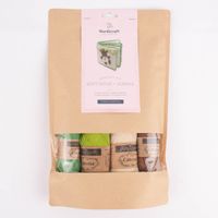 HardiCraft Häkelset für Dschungelbuch Tiere beige grün dunkelbraun mehrteilig