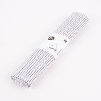 Rico Design Baumwollstoff gestrichelt weiß grau 50x140cm