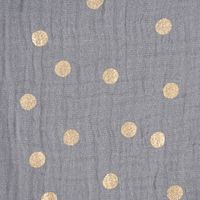 78075-Rico-Design-Bekleidungsstoff-Krinkel-Musselin-Stoffabschnitt-Punkte-grau-goldfarbig-50x130cm-KW7-2022-177811Capture0033.jpg Rico Design Bekleidungsstoff Krinkel MusselPunkte grau gold 50x130cm