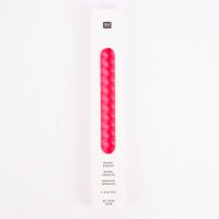 Rico Design Spiralkerze Stabkerze schmal einfarbig 2 Stück 18.5x1.4cm verschiedene Farben
