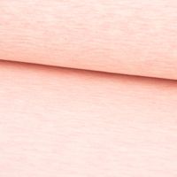 French Terry Sommersweat Melange einfarbig rosa meliert 1.50m Breite