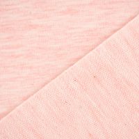 French Terry Sommersweat Melange einfarbig rosa meliert 1.50m Breite