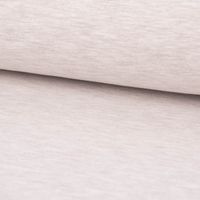 French Terry Sommersweat Melange einfarbig beige meliert 1.50m Breite