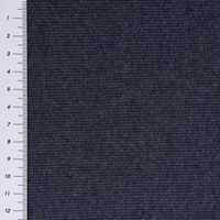 Strickschlauch Bündchenstoff gerippt dunkelblau meliert 35cm Breite
