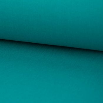 Kreativstoff Baumwollstoff Fahnentuch einfarbig smaragd 1.45m Breite