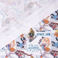 Baumwollstoff Popeline Digitaldr. Space Jam Tune Squad MarvSylvester w