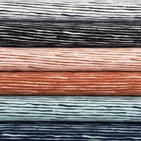 Baumwolljersey Organic Bio Streifen unregelmäßig rost rosa 1.5m