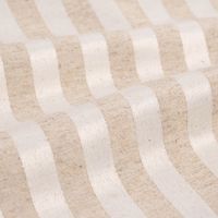 Jacquard Tischwäschestoff Doubleface extra Streifen natur beige 2.8m