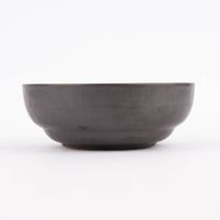 Schale Bowl mit gewelltem Rand reactive glaze reaktive Glasur blau 17.5x6.5cm