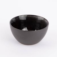 Schale reactive glaze reaktive Glasur Zakynthos schwarz 14x7.5cm