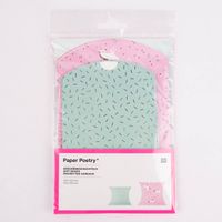 Rico Design Geschenkschachteln Mix Einhorn Mint Rosa mit Folienprägung 6 Stück verschieden groß