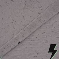 Baumwolljersey Jersey Melange THUNDER Blitz grau mint schwarz 1.5m