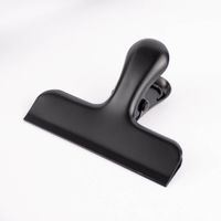 Verschlussklammern Kaffeelöffel Edelstahl schwarz 11.5x1.5cm 3er Set