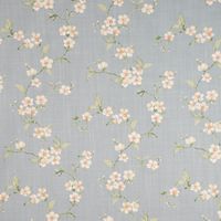 Baumwollstoff Dekostoff Sapporo Kirschblüten pastell blau 1.60m