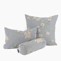 Baumwollstoff Dekostoff Sapporo Kirschblüten pastell blau 1.60m