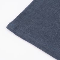 SCHÖNER LEBEN. Stoffservietten 4er Set Bio Ramie Leinenoptik dunkelblau 40x40cm