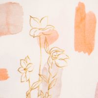 Baumwolljersey Digitaldr. Pinselstriche Blumen aquarell creme violett