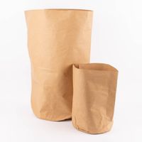 Au Maison Papiertüte mit rundem Boden natur 26x38cm (DxH)