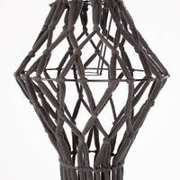 Au Maison Lampenschirm Morocco anthrazit 35x142cm (DxH)
