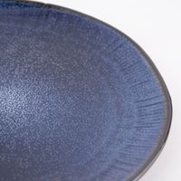 Teller reactive glaze reaktive Glasur dunkelblau 22cm