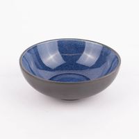 Schale Bowl mini reactive glaze reaktive Glasur dunkelblau 12x4cm (DxH)