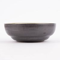 Schale Bowl mit gewelltem Rand reactive glaze reaktive Glasur türkis 17.5x6.5cm