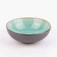 Schale Bowl mini reactive glaze reaktive Glasur türkis 12x4cm (DxH)