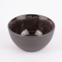 Schale Bowl klein reactive glaze reaktive Glasur braun 12x6cm (DxH)